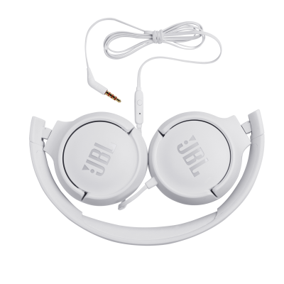JBL Tune 500 Wired On-Ear Headphones - JBLT500BLUAM