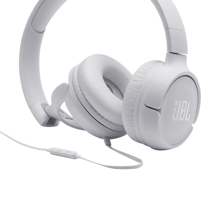 JBL Tune 500 Wired On-Ear Headphones - JBLT500BLUAM