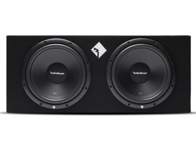 Rockford Fosgate Prime 400 Watt Loaded Enclosure With Dual 12 Inch Subwoofers - R1-2X12