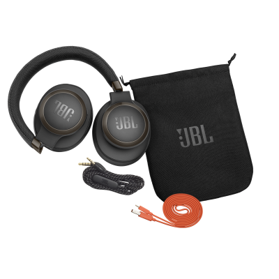 JBL Wireless Over-Ear NC Headphones Live 650BTNC White - JBLLIVE650BTNCWAM