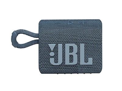 JBL Go 3 Waterproof Portable Bluetooth Speaker in White - JBLGO3WHTAM