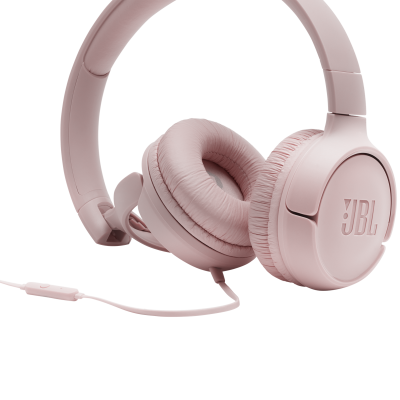 JBL Tune 500 Wired On-Ear Headphones - JBLT500BLUAM