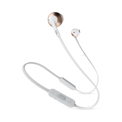 JBL TUNE 205BT Wireless Earbud Headphones In Silver - JBLT205BTSILAM 