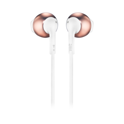 JBL TUNE 205BT Wireless Earbud Headphones In Rose Gold - JBLT205BTRGDAM