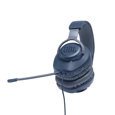 JBL Quantum 100 Wired Over-Ear Gaming Headset - JBLQUANTUM100WHTAM