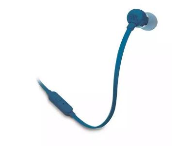 JBL Tune 110 In-Ear Headphones in Black - JBLT110BLKAM