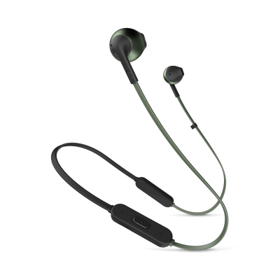 JBL TUNE 205BT Wireless Earbud Headphones In Green - JBLT205BTGRNAM