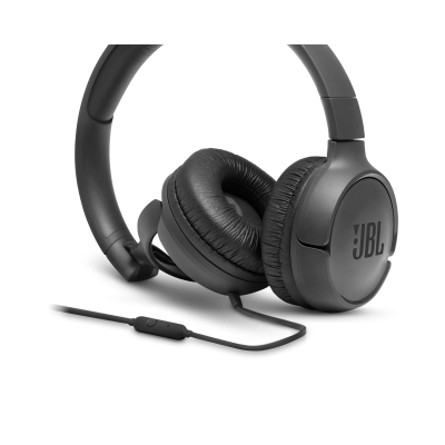 JBL Tune 500 Wired On-Ear Headphones - JBLT500WHTAM