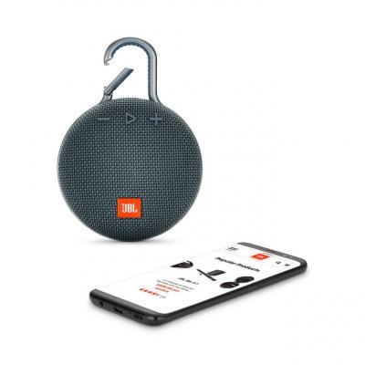 JBL A full-featured waterproof portable Bluetooth speaker with surprisingly powerful sound.-JBLCLIP3TEAL