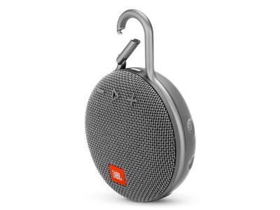 JBL A full-featured waterproof portable Bluetooth speaker with surprisingly powerful sound.-JBLCLIP3GRY