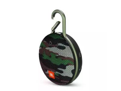 JBL Clip 3 Portable Bluetooth Speaker - JBLCLIP3SQUADAM