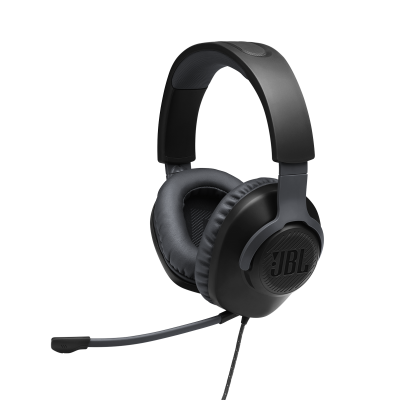 JBL Quantum 100 Wired Over-Ear Gaming Headset - JBLQUANTUM100WHTAM