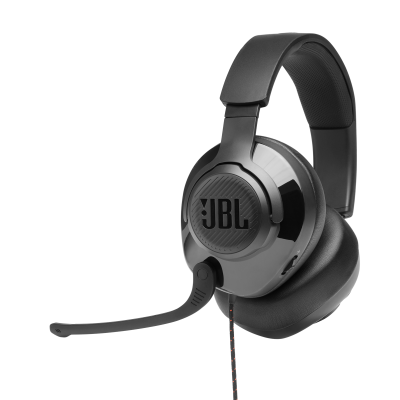 JBL Quantum 200 Wired Over-Ear Gaming Headset with Flip-Up Mic - JBLQUANTUM200BLKAM