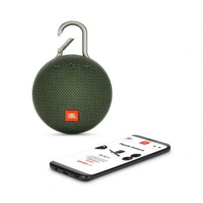 JBL Clip 3 Portable Bluetooth Speaker - JBLCLIP3SQUADAM