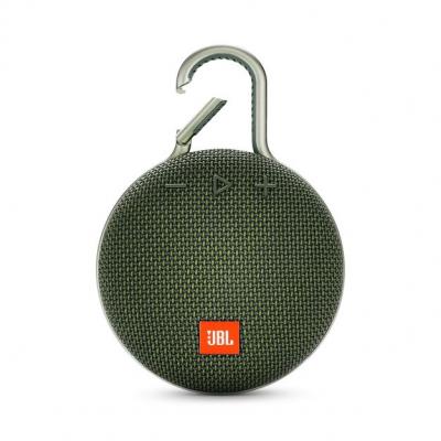 JBL Portable Bluetooth Speaker in Black Or White Camouflage - JBLCLIP3BCAMOAM