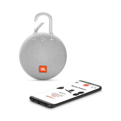 JBL A full-featured waterproof portable Bluetooth speaker with surprisingly powerful sound.-JBLCLIP3GRY