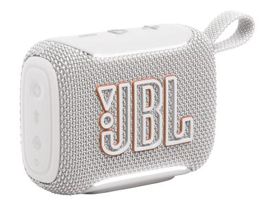 JBL GO 5 Portable Bluetooth Waterproof Speaker in White - JBLGO5WHTAM