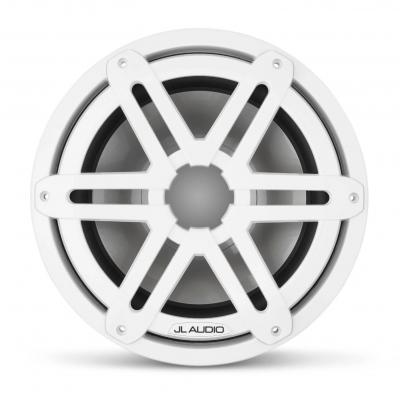 JL AUDIO 10 Inch Marine Subwoofer Driver in Gloss White Sport Grille - M3-10IB-S-Gw-4