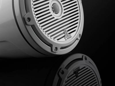 JL AUDIO 7.7 Inch Enclosed Tower Coaxial System, Gloss White Enclosure - M3-770ETXv3-Gw-C-Gw