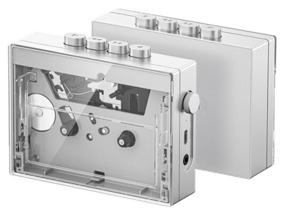 FiiO Portable Stereo Cassette Players in Transparent Silver - CP13 (T)