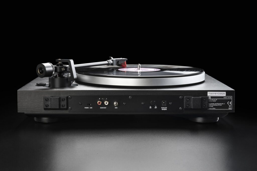Dual Electronics Automatic Belt-Drive Turntable in Walnut - CS529B