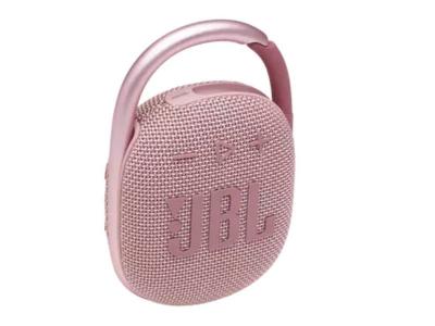 JBL Clip 4 Waterproof Portable Bluetooth Speaker  in White - JBLCLIP4WHTAM