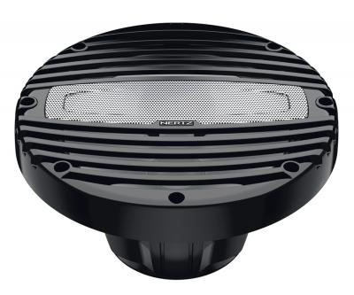 Hertz 4 Ohm Marine Coaxial Speakers with Solid Bass in Black - HMX8C