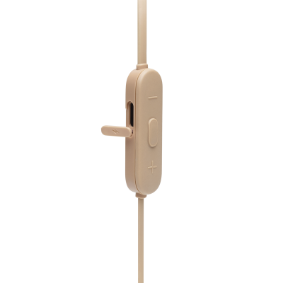 JBL Wireless Earbud Headphones in Champagne Gold - JBLT215BTCGDAM