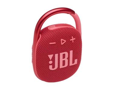 JBL Clip 4 Waterproof Portable Bluetooth Speaker  in White - JBLCLIP4WHTAM