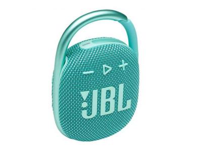 JBL Clip 4 Portable Waterproof Bluetooth Speaker in Green - JBLCLIP4GRNAM