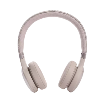 JBL Wireless On-Ear Noise Cancelling Headphones in White - JBLLIVE460NCWHTAM