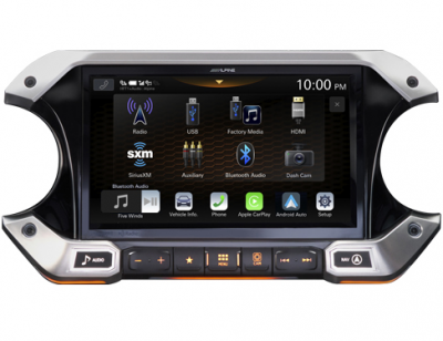 Alpine 9-inch Weather-Resistant Digital Media Receiver for 2018-up Jeep Wrangler Jl and Gladiator - I509-WRA-JL