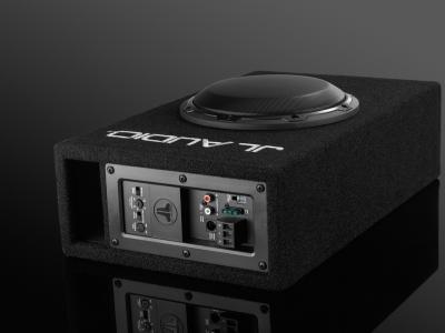 JL Audio Single 8W3v3 MicroSub+™ with DCD™ Amplifier, Ported, 0.40 Ω  ACP108LG-W3v3