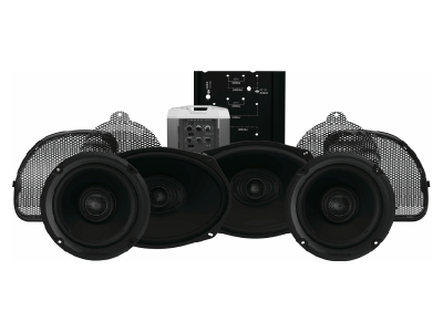 Rockford Fosgate Harley-Davidson Road Glide CVO & Street Glide CVO 4 Speaker & Amp Kit - HD14CVO-STAGE2