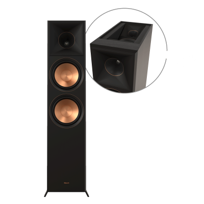 Klipsch Dolby Atmos Floorstanding Speaker in Walnut - RP8060FAWII