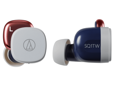 Audio Technica Wireless Earbuds in Popcorn White - ATH-SQ1TWWH
