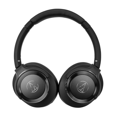 Audio Technica Solid Bass Wireless Over-Ear Headphones with Built-in Mic & Control -  ATH-WS660BTGBL