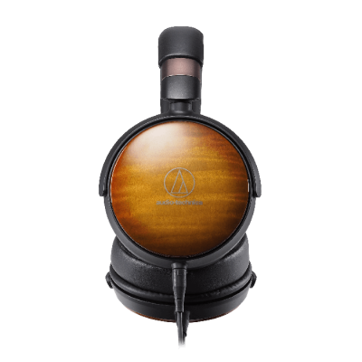 Audio Technica Portable Over-Ear Wooden Headphones -  ATH-WP900