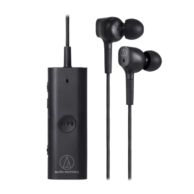 Audio Technica QuietPoint  Wireless In-Ear Active Noise-Cancelling Headphones - ATH-ANC100BTBK