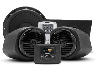 Rockford Fosgate 400 Watt Stereo Front Lower Speaker and Subwoofer Kit  - GNRL-STAGE3