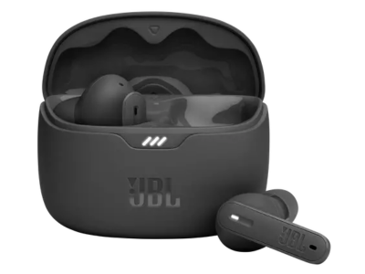 JBL Tune Beam True Wireless Noise Cancelling Earbuds in White - JBLTBEAMWHTAM