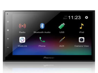 Pioneer 6.8" Digital Media Receiver with Capacitive Touchscreen Amazon Alexa when Paired with Pioneer Vozsis App and Bluetooth - DMH-342EX