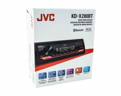 JVC Digital Media Receiver Featuring Bluetooth USB 13-Band EQ - KD-X280BT