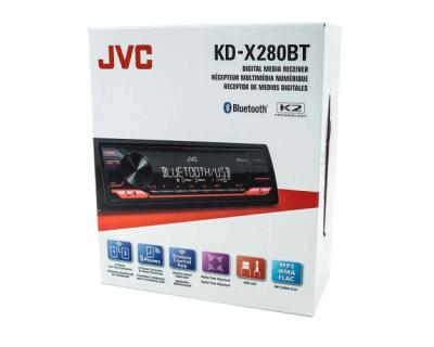 JVC Digital Media Receiver Featuring Bluetooth USB 13-Band EQ - KD-X280BT