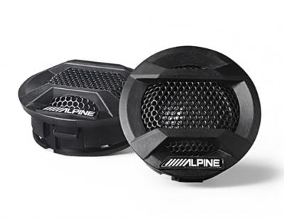 Alpine 1" Weather-Resistant Component Tweeters for 2007 Up Jeep Wrangler and Jeep Gladiator - SPV-10TW-WRA