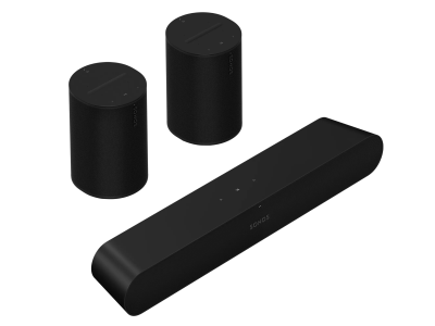 Sonos Surround Set with Ray Soundabar and Era 100 Smart Speaker - Surround Set (Ray Era 100) (W)