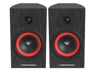 Cerwin-Vega 6.5 Inch 2-Way Bookshelf Pair Speakers - LA165