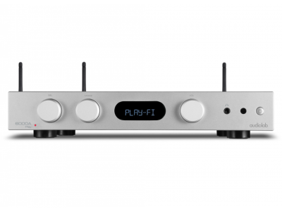 AudioLab Wireless Audio Streaming Player with Integrated Amplifier and Bluetooth DTS Play-Fi in Silver - 6000APLAYS
