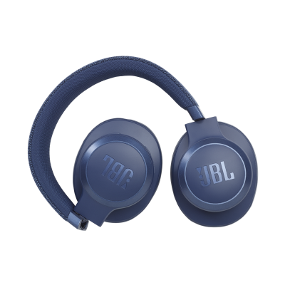 JBL Wireless Over-Ear Noise Cancelling Headphones in Blue  - JBLLIVE660NCBLUAM