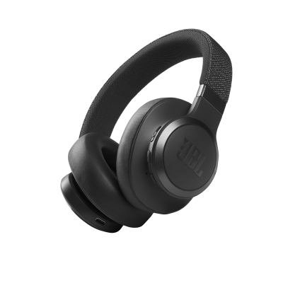 JBL Wireless Over-ear Noise Cancelling Headphones in White - JBLLIVE660NCWHTAM